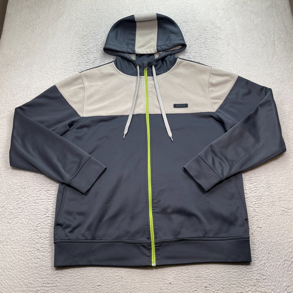 SIMS Jacket Men's Size XL‎ Colorblock Full Zip Hoodie